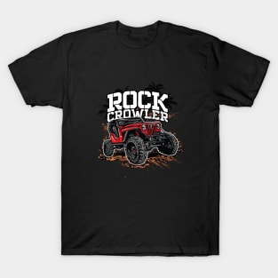 Rock Crawler 4x4 Off Road With Mud T-Shirt